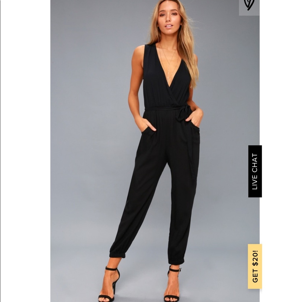 Lulu Black Jumpsuit NWT